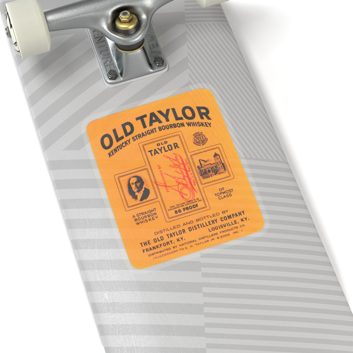 Old Taylor Bourbon Kiss-Cut Stickers, Blantons Buffalo Trace