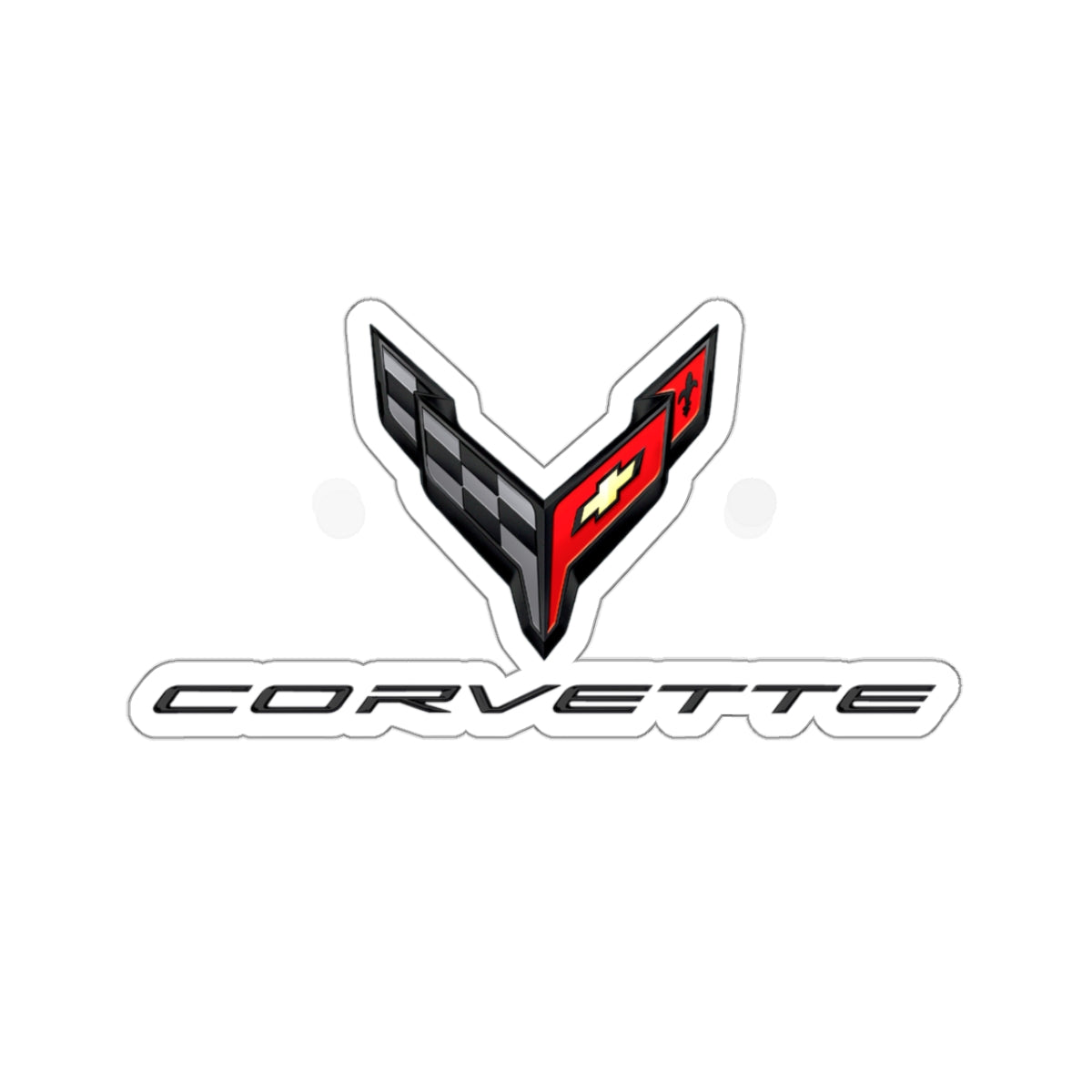 Corvette, Chevrolet Corvette Racing Luxury Car, Various Designs Kiss-Cut Stickers