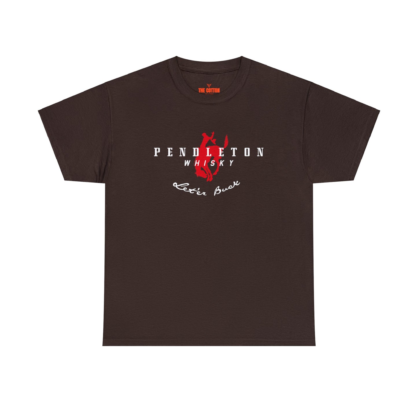 Pendleton Whisky - Let'er Buck - Unisex Heavy Cotton Tee