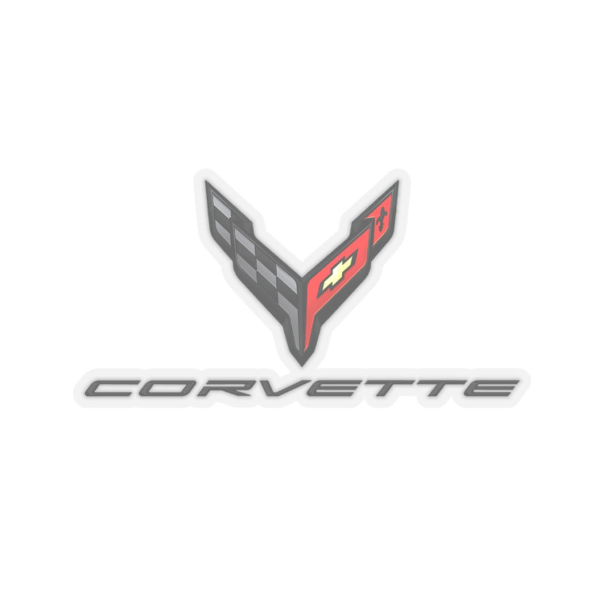 Corvette, Chevrolet Corvette Racing Luxury Car, Various Designs Kiss-Cut Stickers