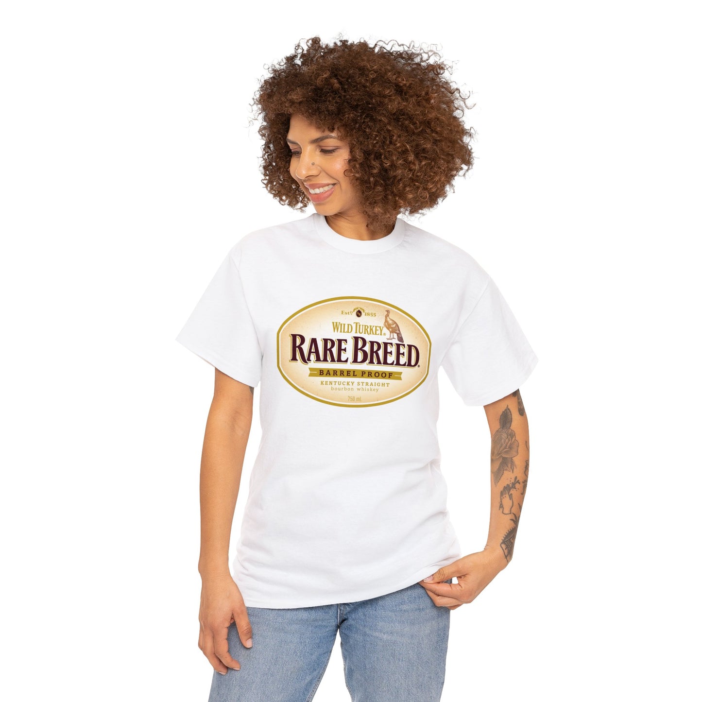 Wild Turkey Rare Breed Unisex Heavy Cotton Tee